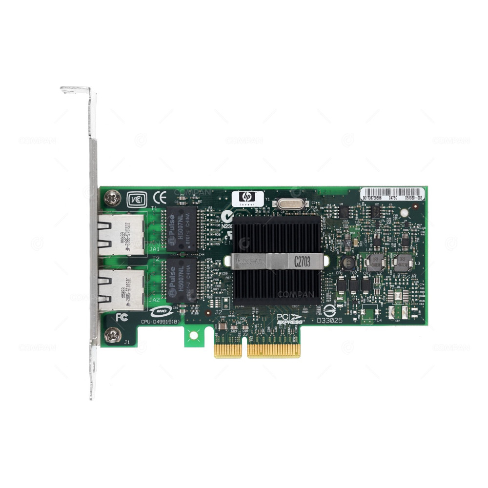 412651-001 HP NC360T DUAL PORT 1G RJ-45 ADAPTER PCI-E